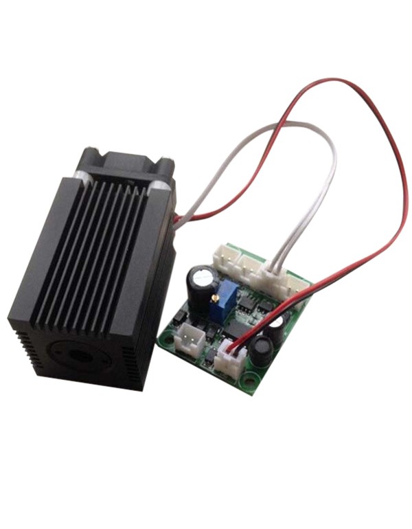 Industrial 450nm 1000mW Blue Laser Dot Module 12V with TTL Modulation