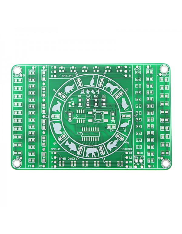 SMD Component Soldering Practice Board DIY Electronic Production Module Kit