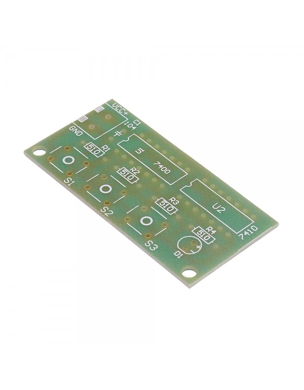 3pcs DIY Three Person Voter Module Kit DIY Electronic Production Kit 74HC00+74HC10